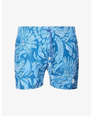 BOSS Piranha Swim Shorts - Blue