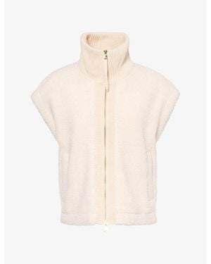 Varley Dominic Faux-Shearling Gilet - Natural