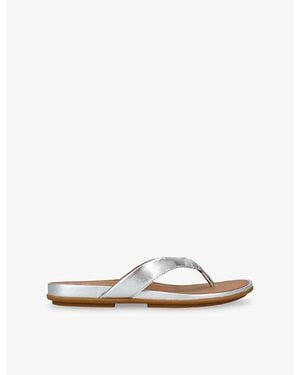Fitflop Gracie Leather Sandals - White