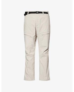 Salomon Outerpath Belted Woven Cargo Trousers - Natural