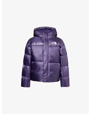 The North Face Pertex Hooded Shell-Down Jacket - Purple