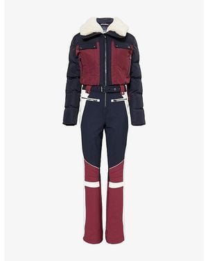 Fusalp Karei Slim-Fit Stretch-Woven Ski Jumpsuit - Red