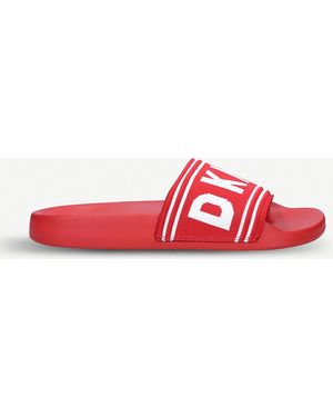 DKNY Zora Slides Red