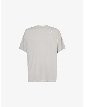 GYMSHARK Performance Oversized Woven T-Shirt - White