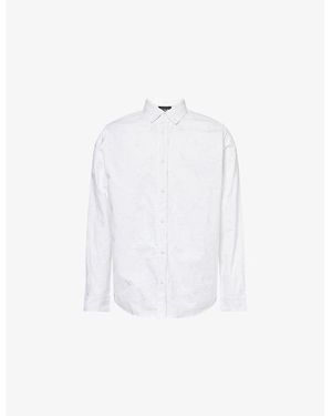 KTZ La Dodgers Relaxed-Fit Cotton-Poplin Shirt - White