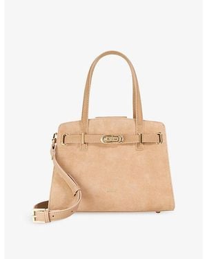 Dune Dinidefine Medium Leather Tote Bag - Natural