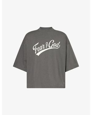 Fear Of God Merch Short-Sleeve Cotton T-Shirt - Grey