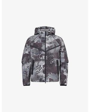 Nike Dri-Fit Technical Printed Shell Jacket - Grey