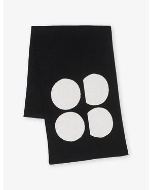 Sweaty Betty Logo-Print Wool-Blend Scarf - Black