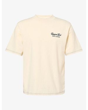 Nicholas Daley Lion Graphic-Print Cotton T-Shirt - Natural