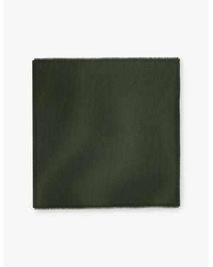 Cartier C De Wool And Silk Shawl - Green