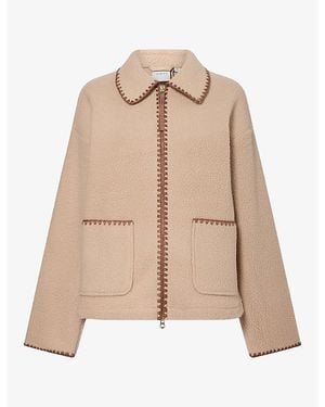 Varley Ruiko Zip Fleece Jacket - Natural