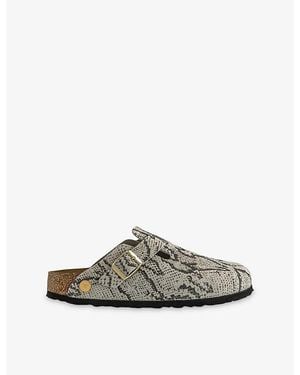 Birkenstock Boston Suede Clogs - Multicolour