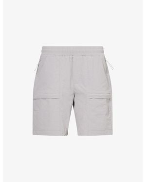 Arne Relaxed-Fit Woven Cargo Shorts - Grey