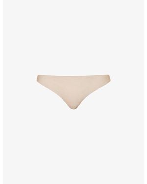 Simone Perele Uniq Mid-Rise Microfibre Thong - Multicolour
