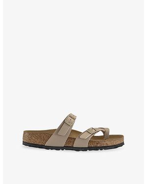Birkenstock Mayari Faux-Leather Sandals - Brown
