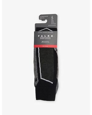 FALKE Sk4 Advanced Skiing Knee High Socks - Black