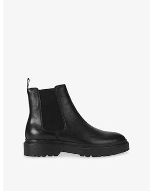 Steve Madden Grandhike Leather Ankle Boots - Black