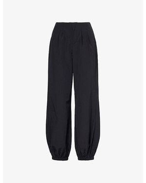 4th & Reckless Tyla Balloon-Leg Woven Trousers - Blue