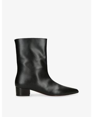 Neous Tapek Leather Ankle Boots - Black