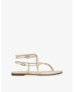 Sam Edelman Clarra Leather Sandals - White