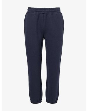 Arne Relaxed-Fit Cotton-Blend Jogging Bottoms - Blue