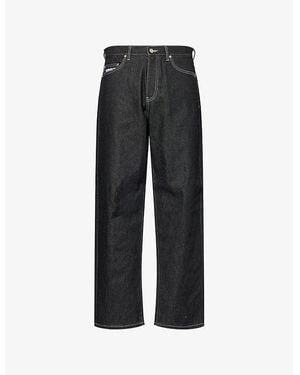 AWAKE NY Five Pocket 100 Baggy-Fit Denim Jeans - Black