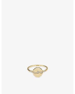 Astley Clarke Asteri 14Ct- And 0.074Ct Lab-Diamond Ring - Metallic