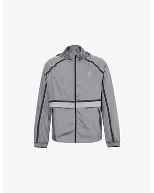 On Shoes Performance Volt Hooded Shell Jacket - Grey
