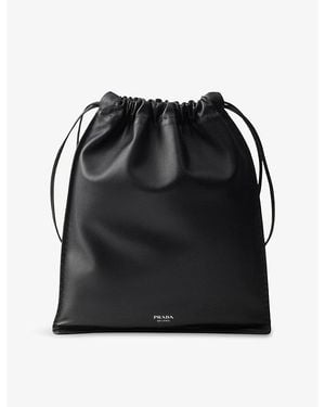 Prada Wish Nappa Leather Pouch - Black