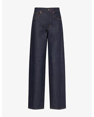 Neuw Amber Barrel-Leg Denim Jeans - Blue