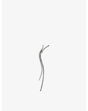 La Maison Du Couturier Myriam Soseilos The Hitai Sho Sterling- And Lab-Grown Sapphire Earrings - White