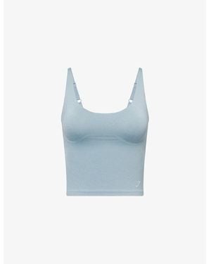 GYMSHARK Soft Sculpt Tank Top - Blue