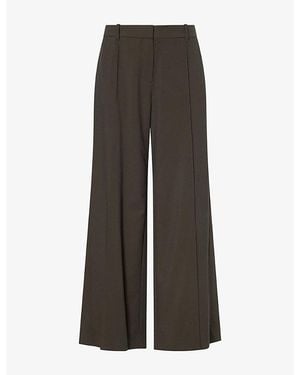 Camilla & Marc Una Straight-Leg Woven Pants - Brown