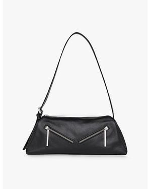Whistles Seva Leather Shoulder Bag - Black