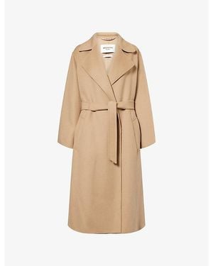 Weekend by Maxmara Brushed Wool Coat - Natural