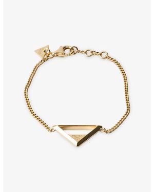 Prada Triangle Metal Necklace - Metallic