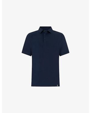 BOGGI Regular-Fit Stretch Pima Cotton Polo Shirt - Blue