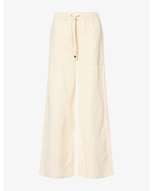 7 For All Mankind Utility Pull-On Woven Trousers - Natural