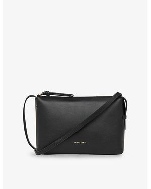 Whistles Kaia Leather Cross Body Bag - Black
