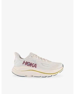 Deckers Hoka Clifton 10 Woven Trainers - White