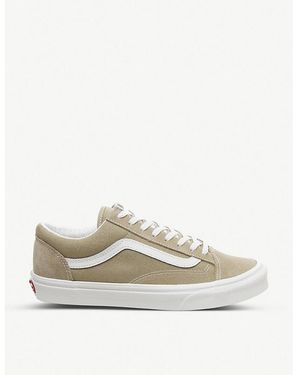 Vans Style 36 Suede And Canvas Sneakers - White