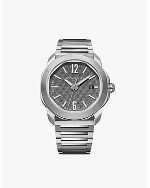BVLGARI Octo Roma Chronograph Stainless-Steel Automatic Watch - Metallic