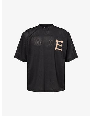 1886 Am Football Embroidered Jersey T-Shirt - Black