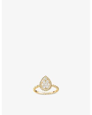 Boucheron Serpent Bohème 18Ct- And Diamond Ring - Metallic