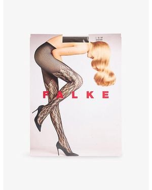 FALKE Holly Mesh Tights - White