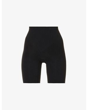 Spanx Everyday Shaping High-Rise Stretch-Woven Shorts - Black