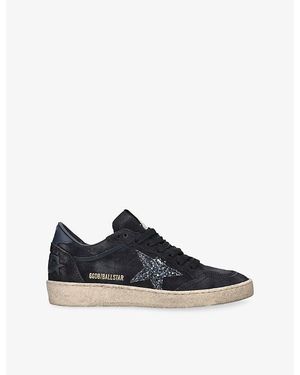 Golden Goose Ballstar 51128 Suede Trainers - Blue