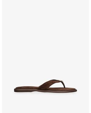 Dolce Vita Jaina Leather Sandals - Brown