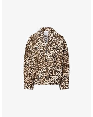 Anine Bing Flynn-Print Woven Jacket - Multicolour